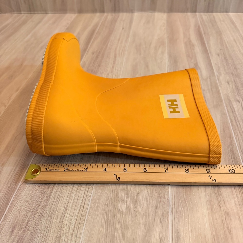 Helly Hansen Nordvik 2 Rain Boots Womens 8 38 Yellow Excellent Waterproof - Picture 7 of 7